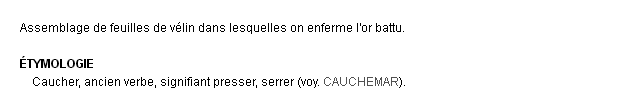caucher définition caucher définition