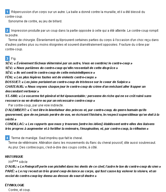 contre-coup dfinition