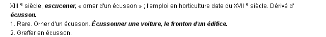 �cussonner d�finition