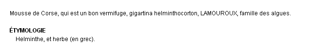 helminthocorton et mieux helminthochorton définition helminthocorton et mieux helminthochorton définition
