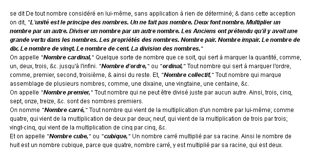 nombre nombrant définition nombre nombrant définition