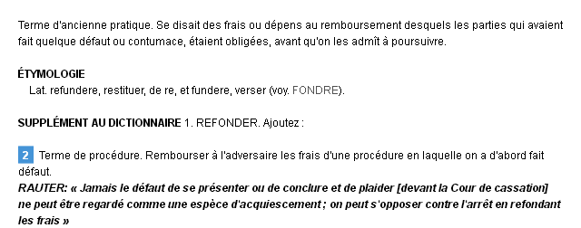 refonder définition refonder définition