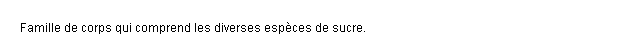 saccharides dfinition