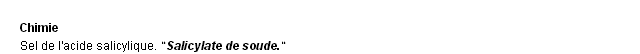 salicylate dfinition