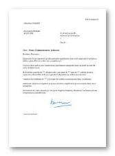 modele de courrier a un mandataire judiciaire