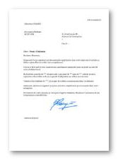 lettre de contestation des recommandations de la commission de surendettement  