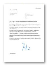 lettre de motivation Technicien de maintenance en distribution automatique