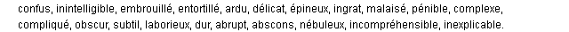 abstrus synonymes abstrus synonymes