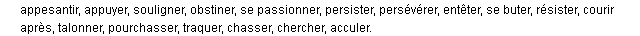 acharner synonymes