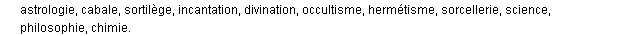 alchimie synonymes