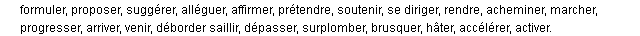 avancer synonymes avancer synonymes