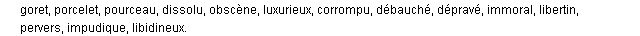 cochon synonymes cochon synonymes