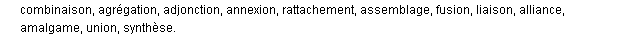 conjonction synonymes