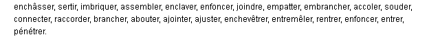 embo�ter synonymes