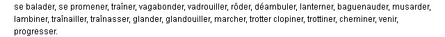 fl�ner synonymes