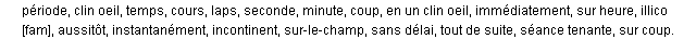instant synonymes instant synonymes