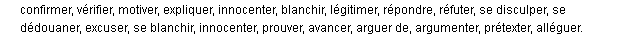 justifier synonymes justifier synonymes