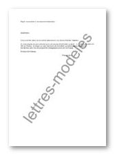 lettre de type Convocation à réunion d'information