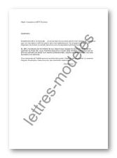 lettre demande d inscription