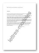 lettre de retard de paiement