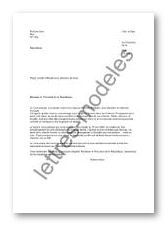 exemple de lettre officielle