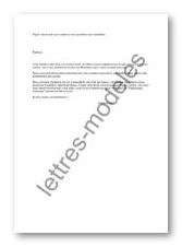 reponse a une invitation