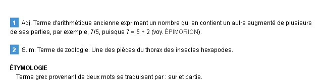 épimère définition épimère définition
