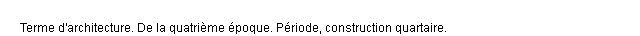 quartaire définition quartaire définition