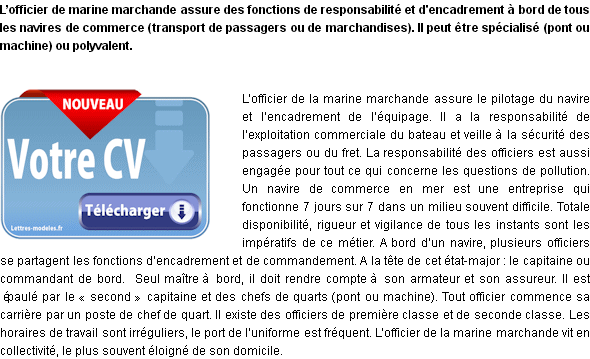 Officier de marine marchande
