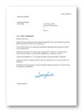 lettre de motivation Orthoptiste