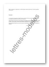 Modèle et exemple de lettres type : Candidature pour l 