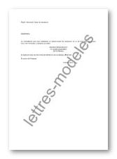 Modèle et exemple de lettres type : Demande d'acte de Modèle et exemple de lettres type : Demande d'acte de
