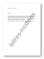 Modèle et exemple de lettres type : Don pour une kermesse