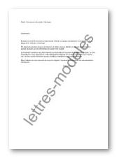 Modele Et Exemple De Lettres Type Financement Stage A L